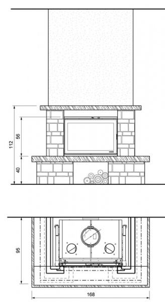 купить облицовка neuchatel fully-fitted (palazzetti)