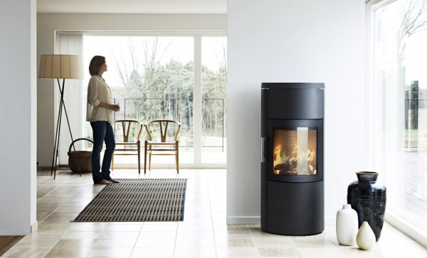 купить печь-камин hwam 3520c black