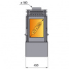 купить печь l91 4 glasses (liseo)