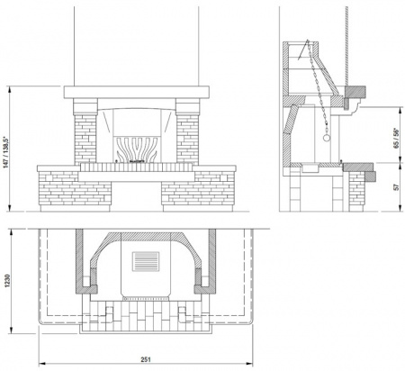 купить облицовка courmayeur fulli-fitted 116 (palazzetti)
