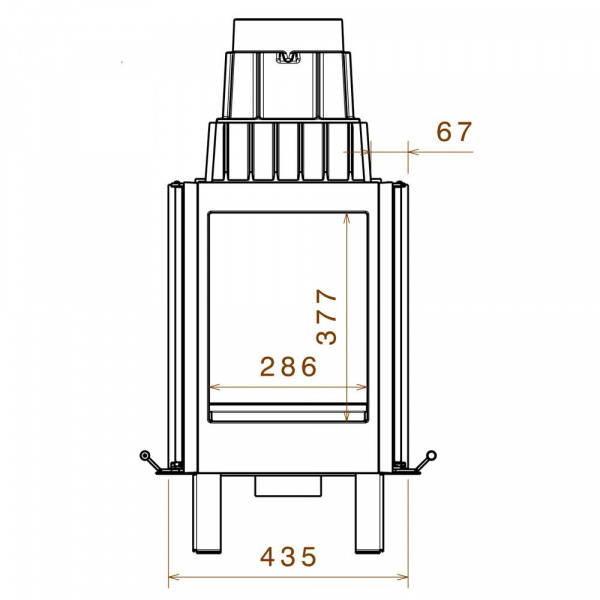 купить топка l11 df + side glass (liseo)