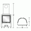купить каминная топка thermofire guillotina (edilkamin)