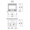 купить каминная топка firebox deco 54 v (edilkamin)