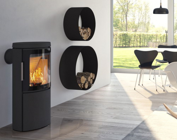 купить печь-камин hwam 3120m black