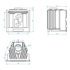 купить каминная топка tarnavva monolity flat 12kw