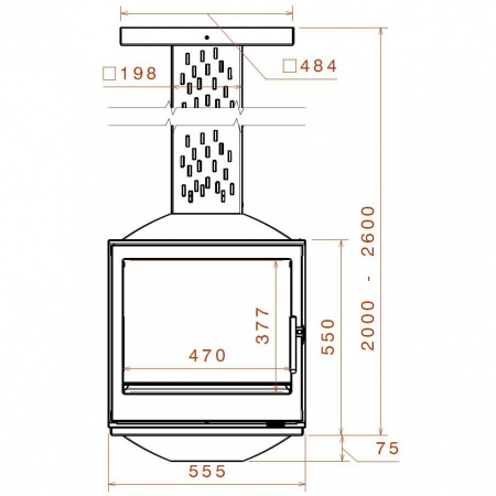 купить камин sky5 df bg (liseo)