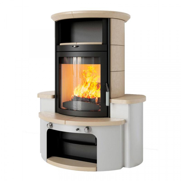 купить печь 34 gt ecoplus, creme, черная рамка (hark)