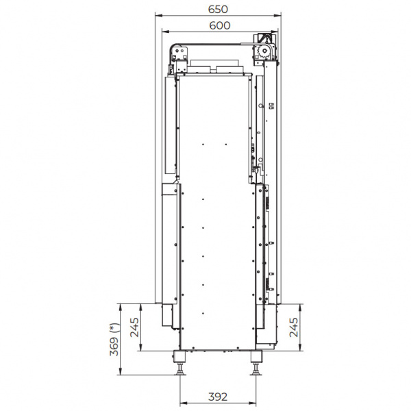 купить каминная топка ecomonoblocco wt 16:9b v13 eplus (palazzetti)