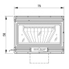 купить каминная топка ecopalex n76 frontale (palazzetti)