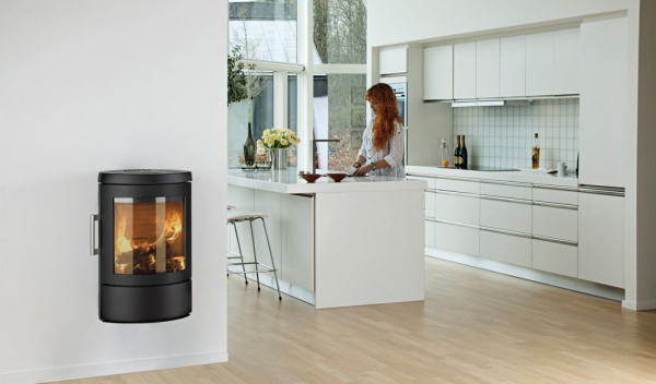 купить печь-камин hwam 3110c black