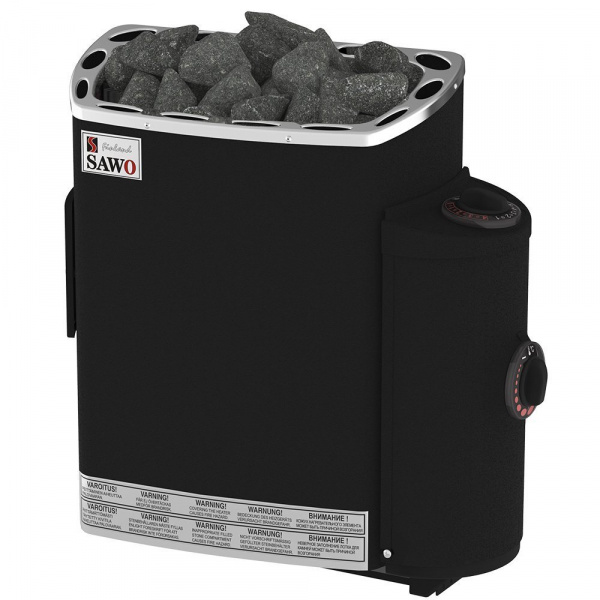 купить электрическая печь sawo mini mn-36nb-p-f (3,6 квт, встроенный пульт, термопокрытие)