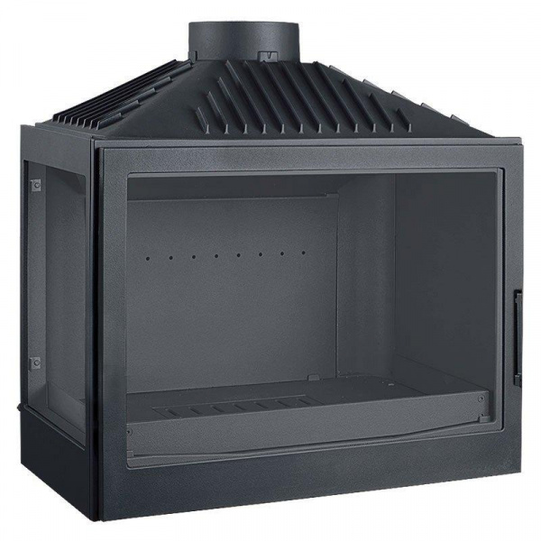 купить каминная топка lci 007 gfl, стекло слева (liseo castiron)