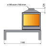 купить печь l52 df r (liseo)