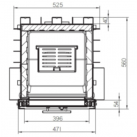 купить топка sunny fire 40 v (palazzetti)