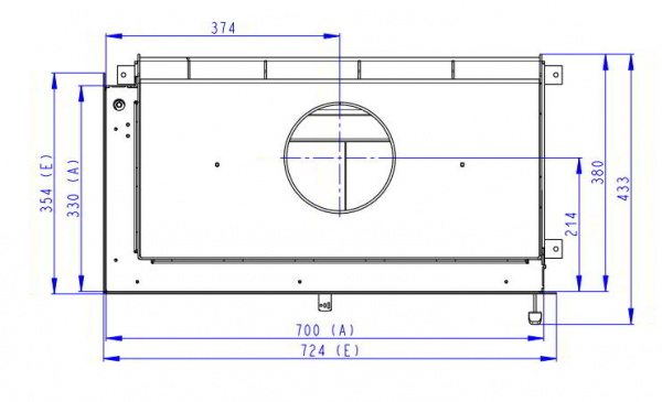 купить каминная топка romotop basic l/r 2g s 70.44.33.23