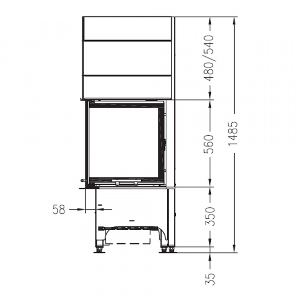 купить топка sunny fire 46 2d (palazzetti)