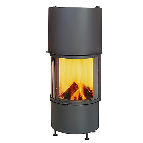 купить каминная топка 650/57 rh, чёрная рамка (hark)