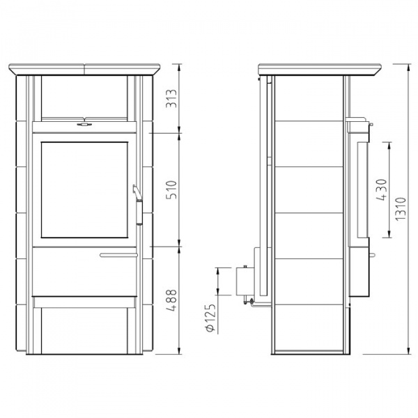 купить печь 17 nh gt t1 ecoplus, amarillo nilo (hark)
