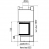 купить каминная топка xp01003v (axis)