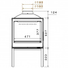 купить печь l51 bg (liseo)