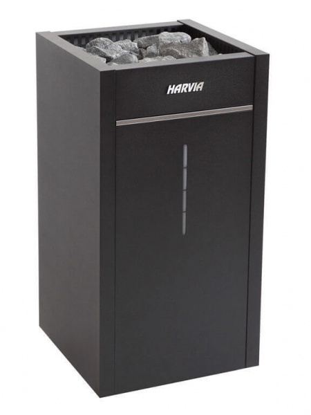 купить harvia электрическая печь virta hl110400sa hl110sa black, с парогенератором (автомат), 10.8 квт+2.0 квт (без пульта управления griffin в комплекте)