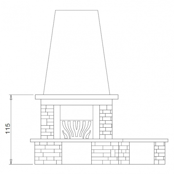 купить облицовка cordoba, с банкетой, под mbl 78 front (palazzetti)
