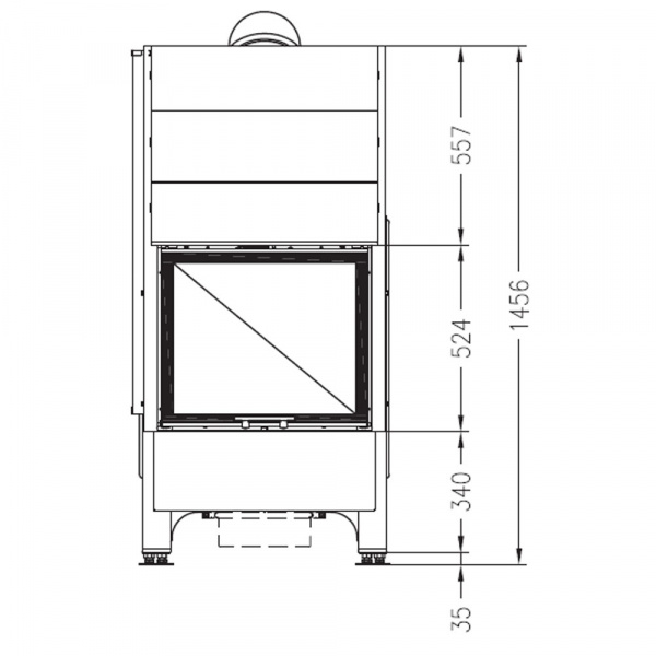 купить топка sunny fire 60 front (palazzetti)