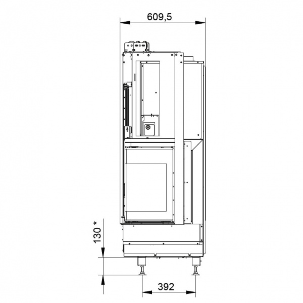 купить каминная топка ecomonoblocco wt 66r v11et (palazzetti)