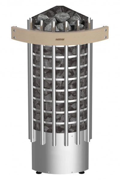 купить harvia электрическая печь glow corner htrc700400 trc70 со встроенным пультом