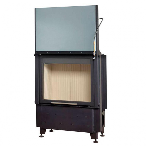 купить каминная топка radiante 550/10/57-66.29 h ecoplus, чёрная рамка (hark)