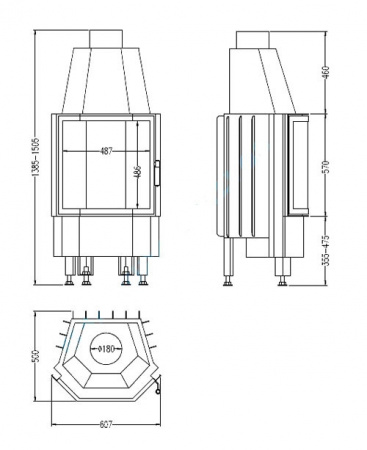 купить топка radiante 800/57 rk (hark)