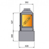 купить печь l51 r (liseo)