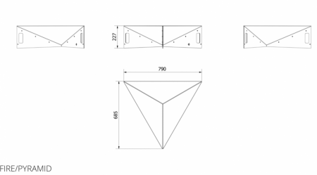 купить очаг для костра pyramid
