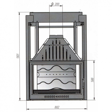 купить топка 805 flat guillotine (ferlux)