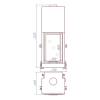 купить каминная топка fl 500b (stav)