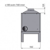 купить печь l51 r (liseo)