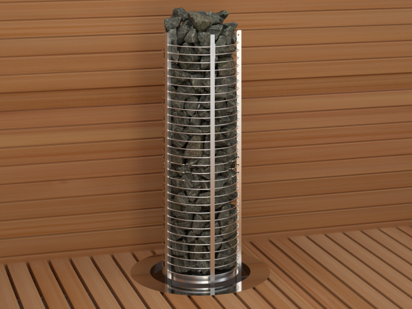 купить sawo электрическая печь tower вертикальная, круглая, 10,5 квт,th6-105ns-p, выносной пульт (пульт и блок мощности докупаются отдельно)
