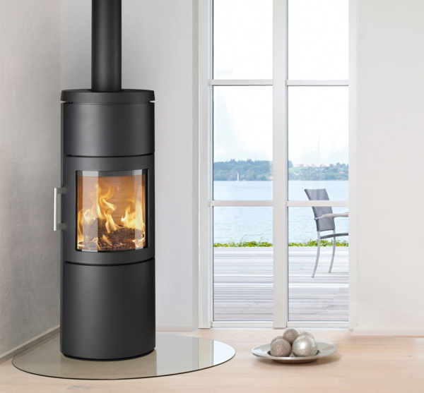 купить печь-камин hwam 3130c black