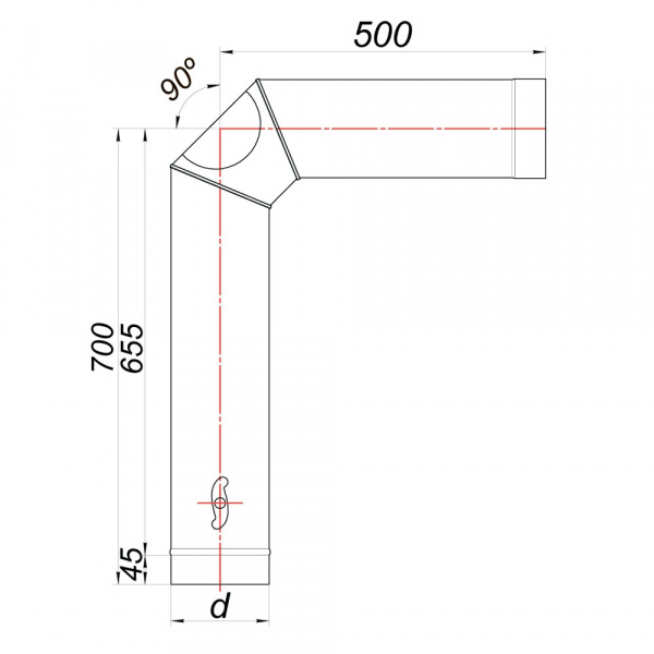 купить элемент подключения vbr d200, aisi 439 (вулкан)