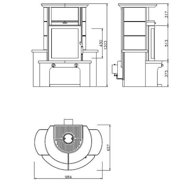 купить печь 34 ww gt ecoplus, jola-braun stone (hark)