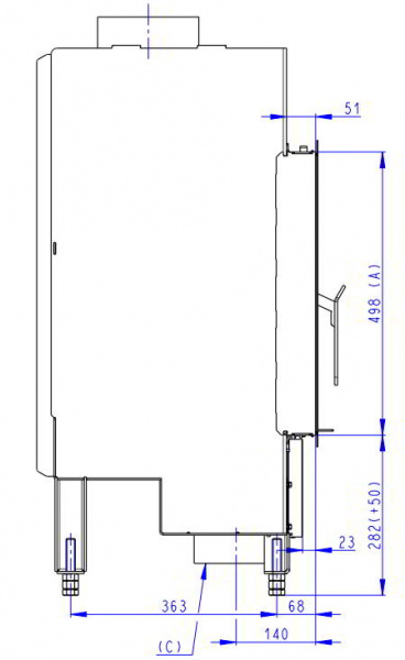 купить каминная топка romotop basic 2g 70.50.01
