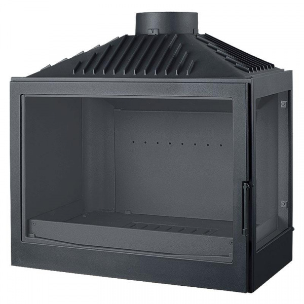 купить каминная топка lci 007 gfr, стекло справа (liseo castiron)