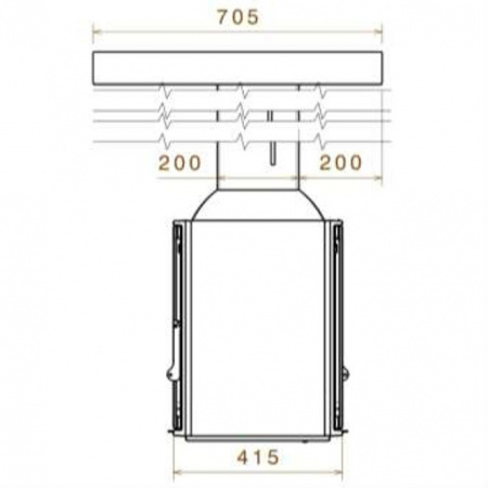 купить камин sky5 df + side glass (liseo)