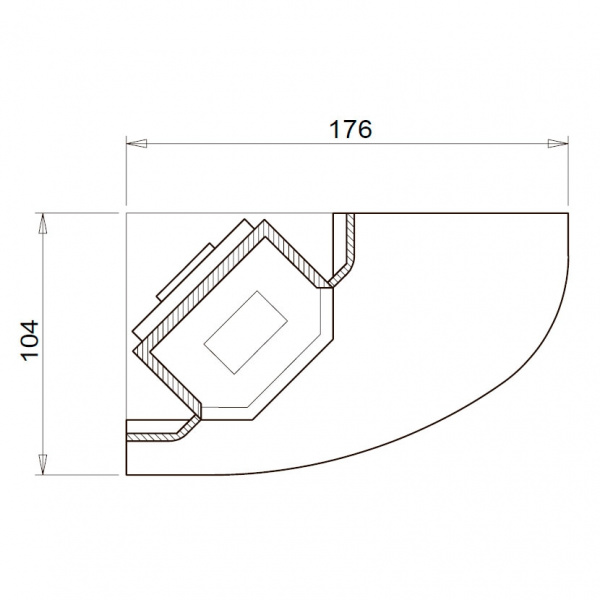 купить облицовка filadelfia dx, под топку monoblocco 64 exagone (palazzetti)