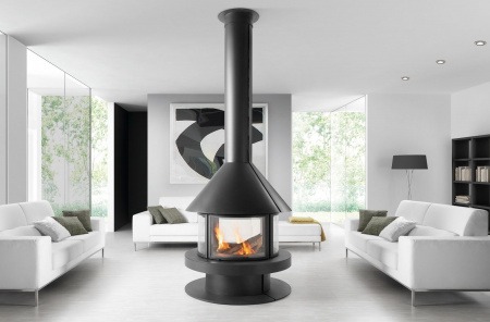купить дизайнерский камин rocal gala black